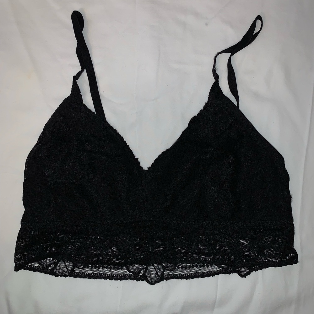 Victoria Secret Pink Lace Lined Bralette, L(DD) - Picture 3 of 5